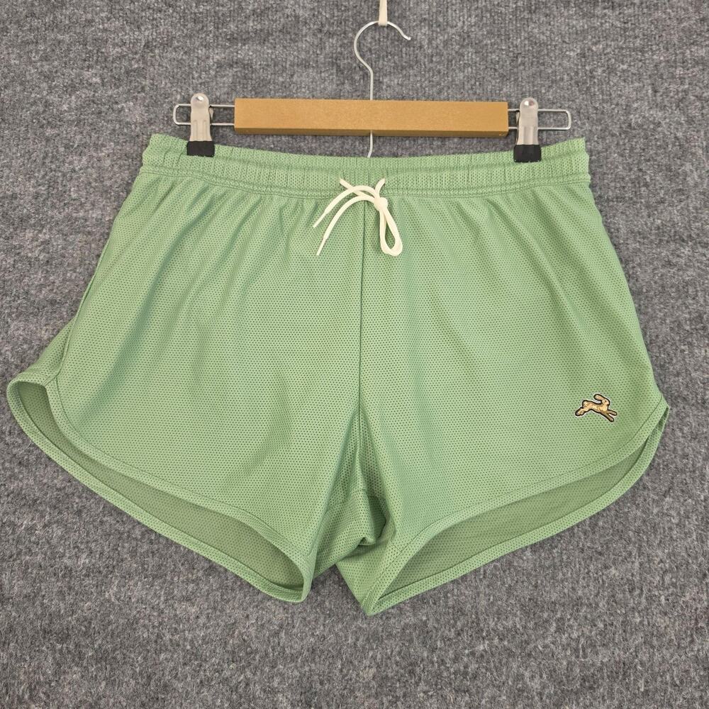 Tracksmith Shorts Mens Medium Van Cortlandt in Loden Green Mesh Running Sports